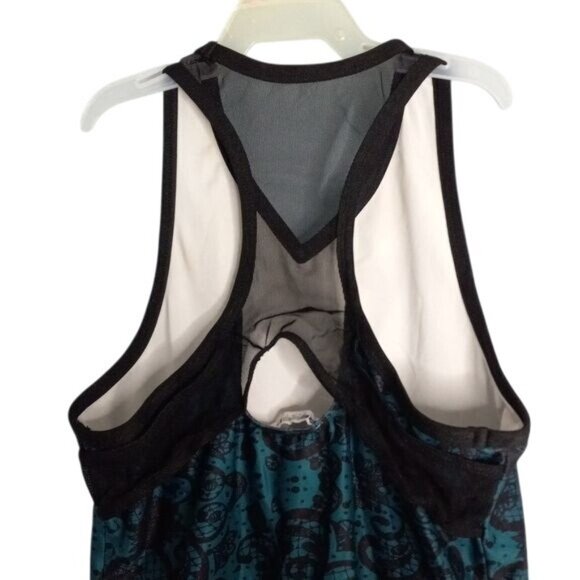 Rebel Athletic Large Youth CF Sleeveless Tank Top Racerback Mesh Paisley Gym - Picture 7 of 11